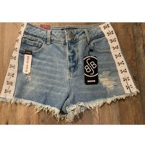 Boom Boom Jeans Denim cut off Shorts size 5 Women's Blue Denim Shorts